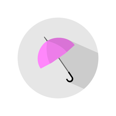 Umbrella flat icon,vector illustrationのイラスト素材