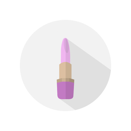 Woman lipstick flat icon, vector illustrationのイラスト素材
