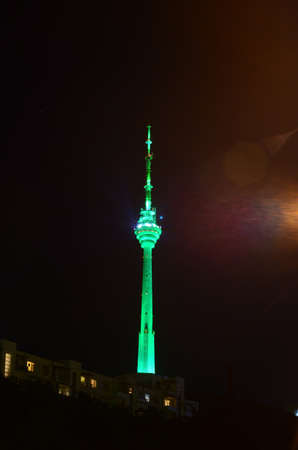 TV Tower in Baku. Azerbaijan.のeditorial素材