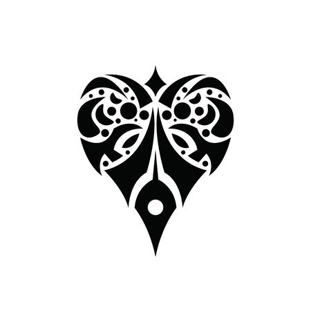 Deck of Card. Ace. Poker Card. Ace of hearts, playing cards vector illustration. playing cards symbols and ace of heart card icon over white background, vector illustrationのイラスト素材