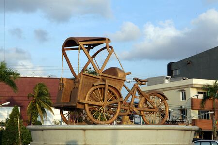 sculpture BECAの写真素材