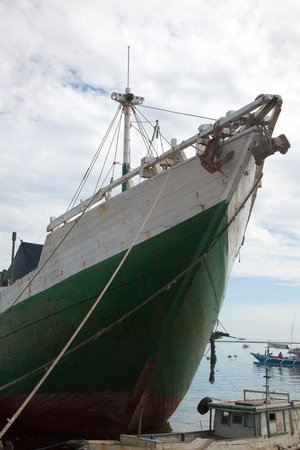 Timber ship Phinisiの写真素材