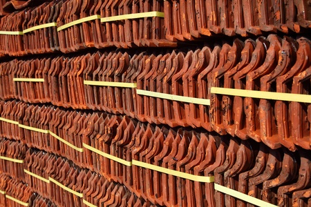 tile houseの写真素材