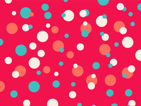 dots seamless pattern vector. You can use it as background, wallpaper, wrapper, holiday prints, scrapbook, or even wedding. You also can use it separately become icon or logo template.のイラスト素材
