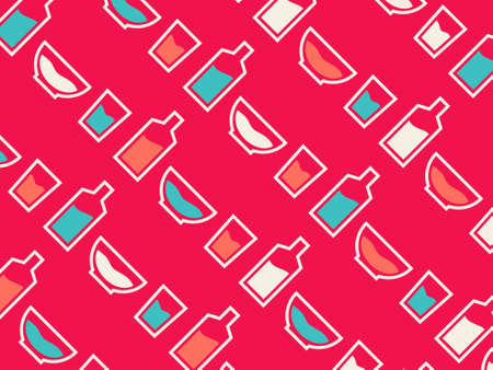 water container pattern vector. You can use it as background, wallpaper, wrapper, holiday prints, scrapbook, or even wedding. You also can use it separately become icon or logo template.のイラスト素材