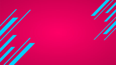 diagonal stripe border and pink color background with technological feelのイラスト素材