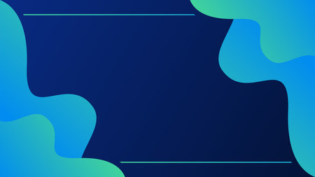 abstract blue gradient liquid background and frameのイラスト素材