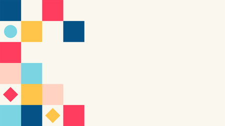 abstract rectangular pattern whit copy space backgroundのイラスト素材