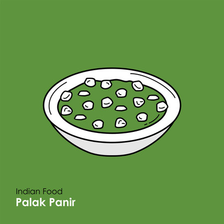 naan pattern background indian cuisine vector stockのイラスト素材