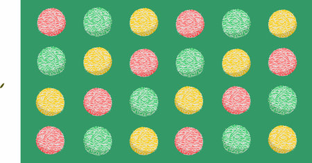 klepon indonesian cuisine seamless pattern vector stockのイラスト素材