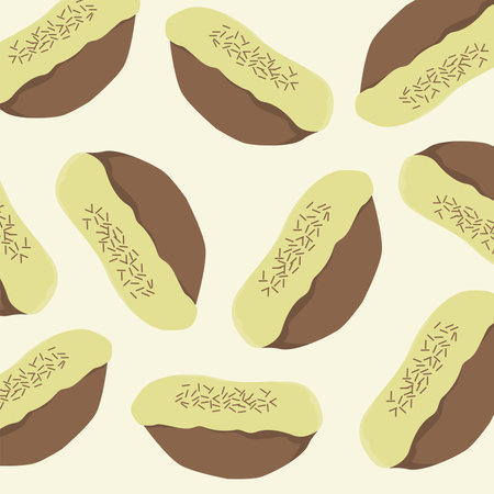 kue pukis pattern from indonesia illustration vector stockのイラスト素材
