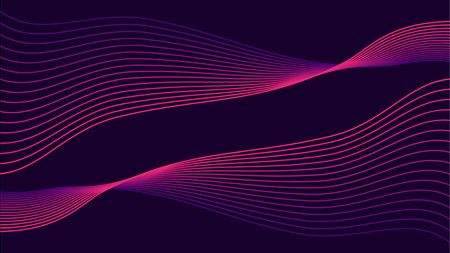abstract purple gradient technology linear background vectorのイラスト素材