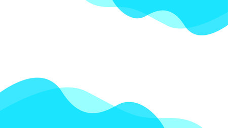 blue wavy liquid background with blank backdrop vector stockのイラスト素材