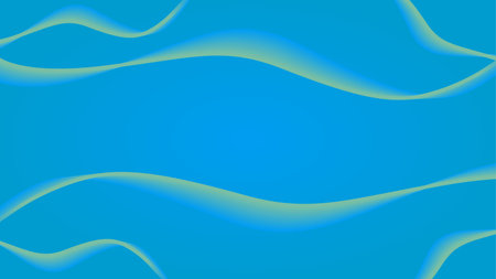 abstract wavy line on blue background vector stockのイラスト素材