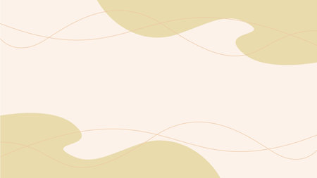 subtle wavy liquid background with copy space vector stockのイラスト素材