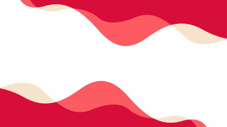pink wave abstract background with copy space vector stockのイラスト素材
