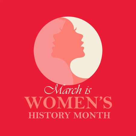 women history month poster template vector stockの写真素材