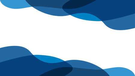 blank white and blue background vector stock with copy spaceのイラスト素材