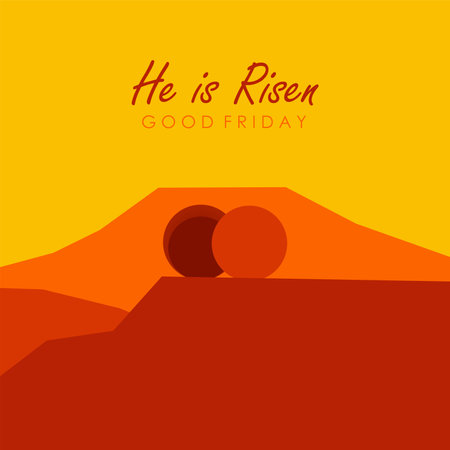 good friday background template designのイラスト素材