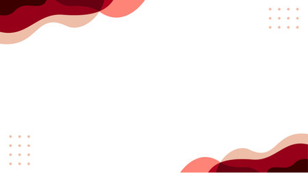 flat design abstract liquid red background vectorのイラスト素材