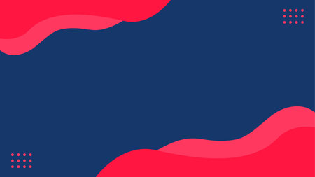 blank blue and pink background template vector flat designのイラスト素材