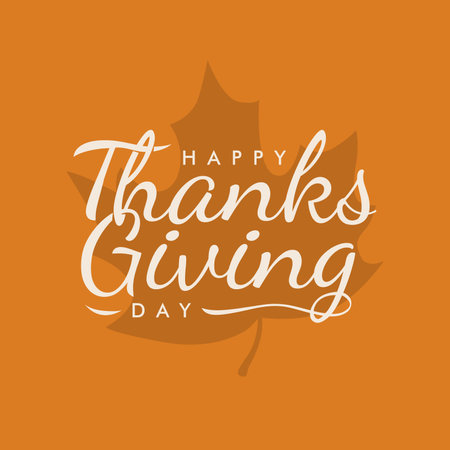 happy thanksgiving day banner template vector flat designのイラスト素材