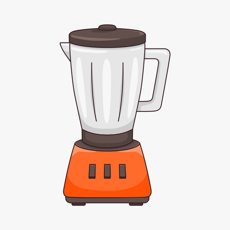 vector blender juicer illustration template flat designのイラスト素材