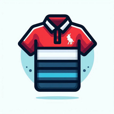 Soccer shirt icon. Flat design style. Vector Illustration.のイラスト素材