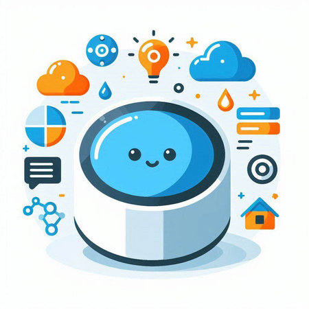 Vector illustration of cute cartoon character in the flat style. Cute kawaii baby face.のイラスト素材