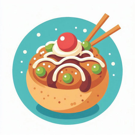 japanese cuisine, sushi, vector illustration, eps10のイラスト素材