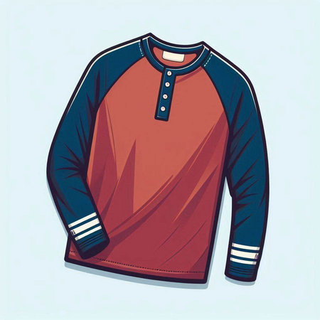 Vector illustration of a men's t-shirt with a collar.のイラスト素材