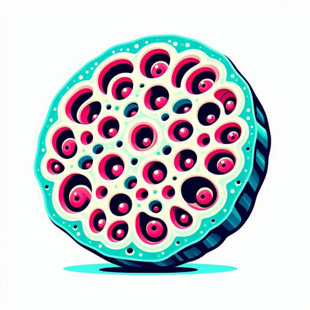 abstract colorful sphere on white background, vector illustration, eps10のイラスト素材