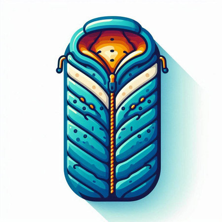 Illustration of a colorful insect, isolated on a white background.のイラスト素材