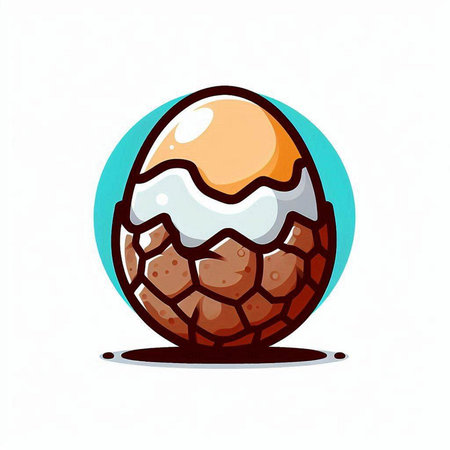 Easter egg icon. Vector illustration of easter egg on white backgroundのイラスト素材