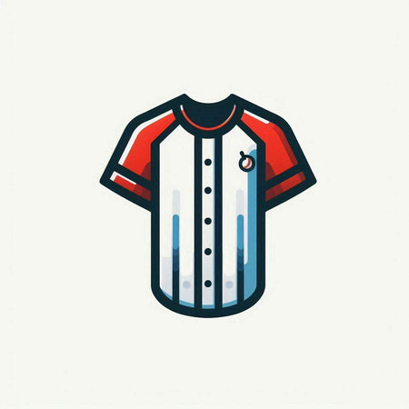 American football t-shirt. Vector illustration in trendy linear style.のイラスト素材