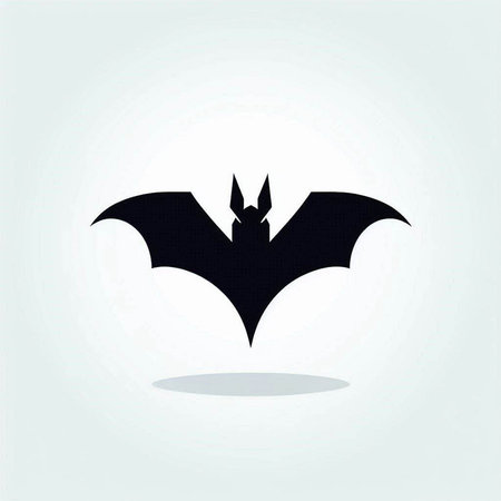 Bat icon. Vector illustration. Flat design style eps 10.のイラスト素材