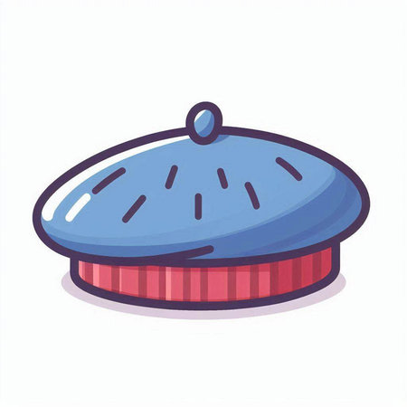Cake icon. Vector illustration in cartoon style. Isolated on white background.のイラスト素材