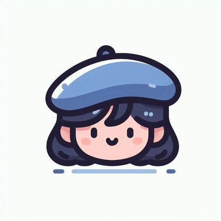 Cute cartoon police officer icon. Cute police officer vector illustration.のイラスト素材