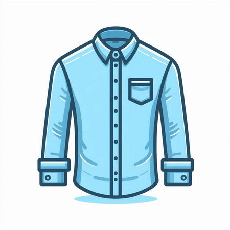 Illustration of a Cute Male Chef Cutting A Piece of Meatのイラスト素材