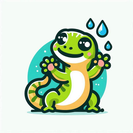 Cute crocodile character. Vector illustration in cartoon flat style.のイラスト素材