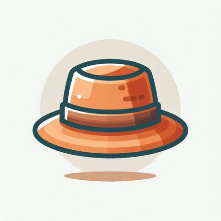 Hats icon. Cartoon illustration of hats vector icon for web designのイラスト素材