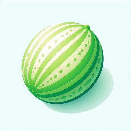 Watermelon on a white background. Vector illustration. Eps 10.のイラスト素材