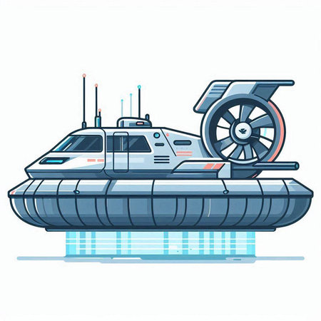 Vector illustration of a military submarine on a white background. Cartoon style.のイラスト素材