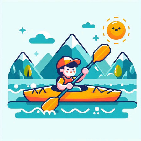 Spaghetti pasta with fried egg, tomatoes and olives. Vector illustration.のイラスト素材