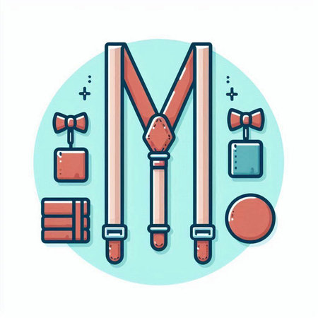 Cricket game RGB color icon. Sport equipment. Equipment for playing cricket. Sportswear for competition. Isolated vector illustrationのイラスト素材