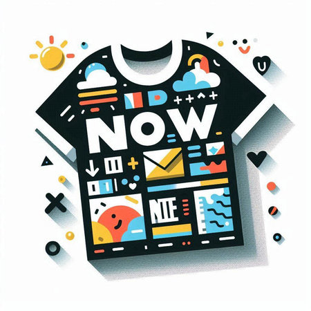 Now or never. Motivational quote. Vector typography poster.のイラスト素材