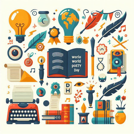 Flat design vector illustration concept of education, school, university, library.のイラスト素材