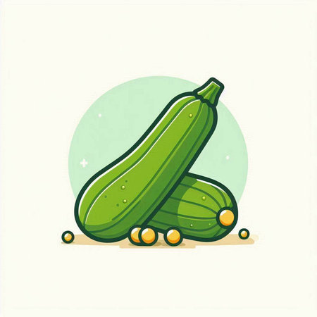 Cucumber icon isolated on white background. Cucumber vector illustration.のイラスト素材