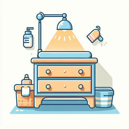 Furniture icon. Furniture vector illustration in flat style.のイラスト素材