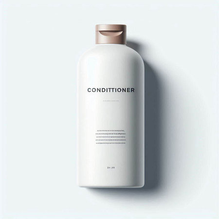 Realistic cosmetic bottle mockup on white background. 3d renderingのイラスト素材